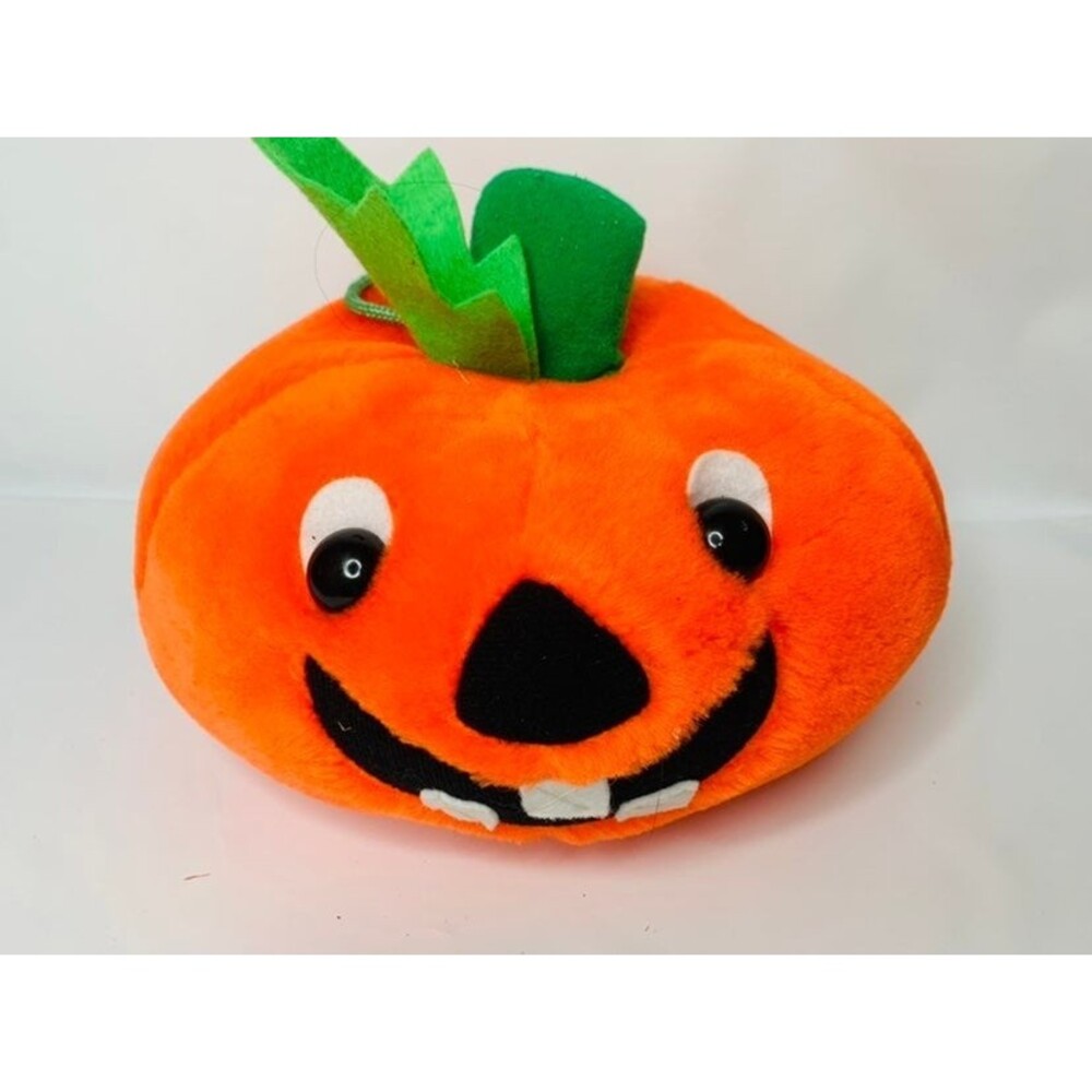 Vintage Stuffed Plush Pumpkin Halloween